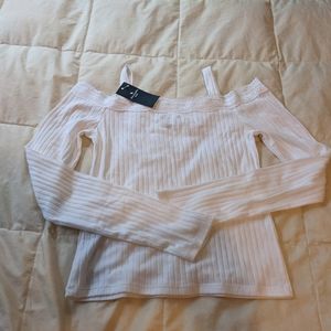 Girl's ribbed long sleeve shirt